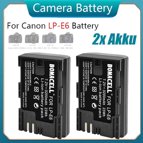 3200mah lp e6n - 2x, lp-e6