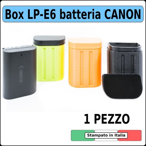 Box batteria canon eos - eos, lp-e6